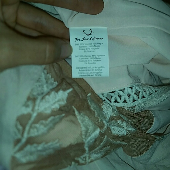 New for love & lemons Emilia romper pink S emilia - Picture 3 of 8